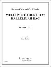 WELCOME TO OUR CITY HALLELUJAH RAG BRASS QUINTET P.O.D. cover